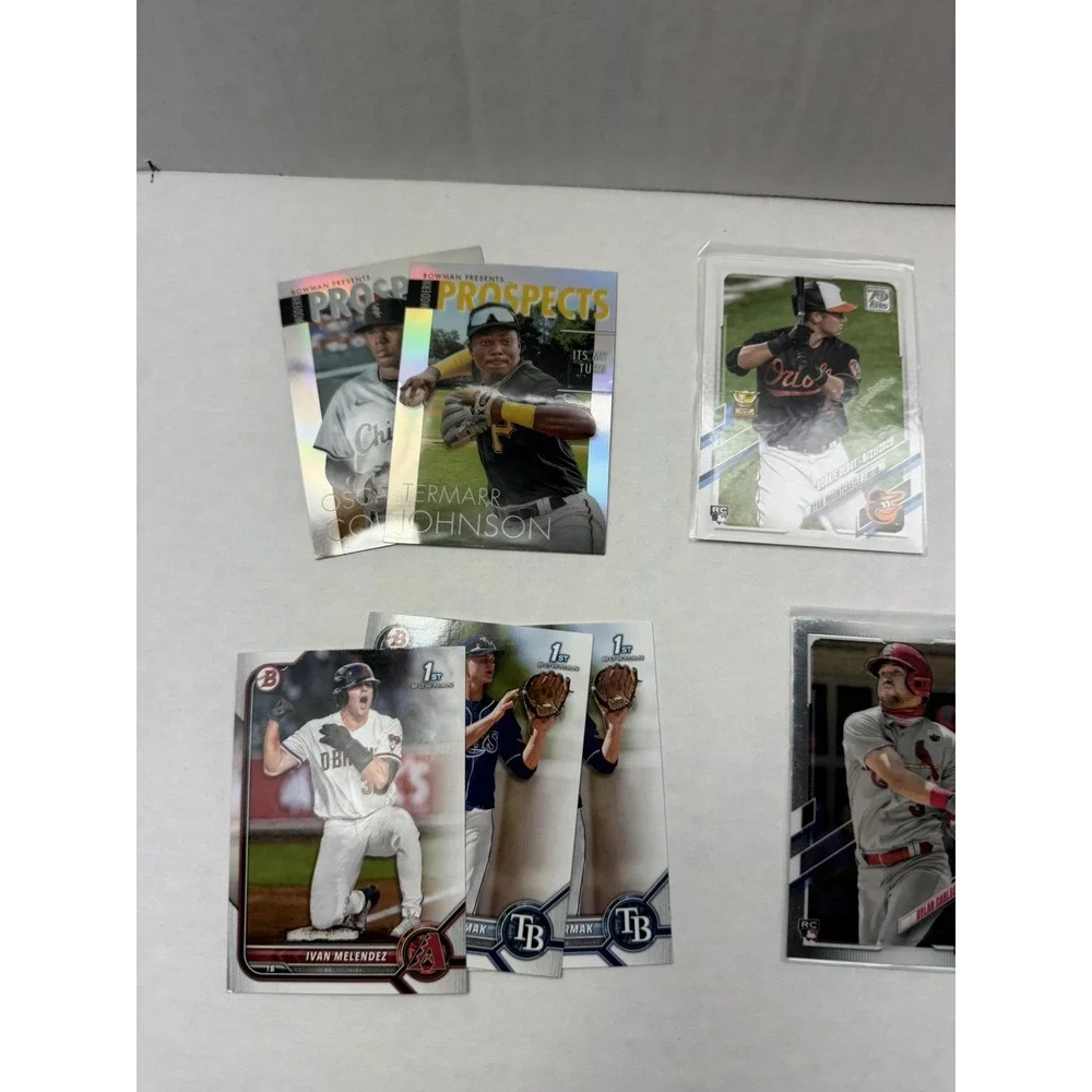 2021-2023 Topps MLB baseball cards lot of 37, BCP BD MP T Chrome etc